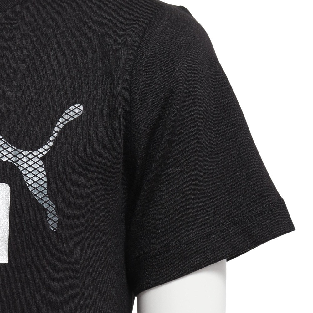 プーマ（PUMA）（キッズ）ガールズ ESS+ マーメード グラフィック 半袖 Tシャツ 675760 01 BLK