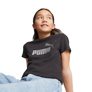 プーマ（PUMA）（キッズ）ガールズ ESS+ マーメード グラフィック 半袖 Tシャツ 675760 01 BLK
