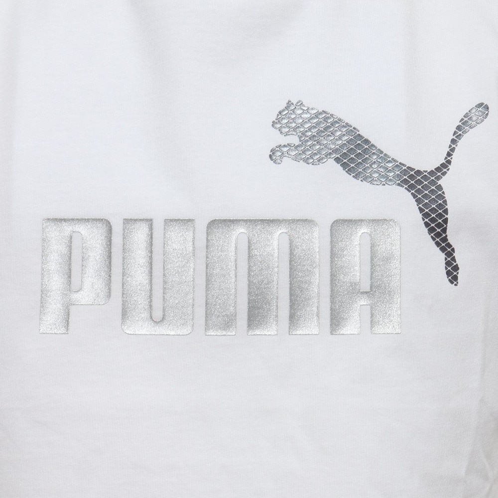 プーマ（PUMA）（キッズ）ガールズ ESS+ マーメード グラフィック 半袖 Tシャツ 675760 02 WHT