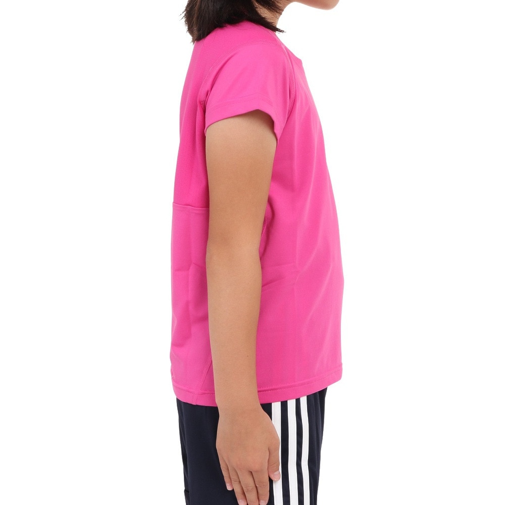 アディダス（adidas）（キッズ）ジュニア トレーニング AEROREADY スリーストライプス Tシャツ ECJ16-IC0353