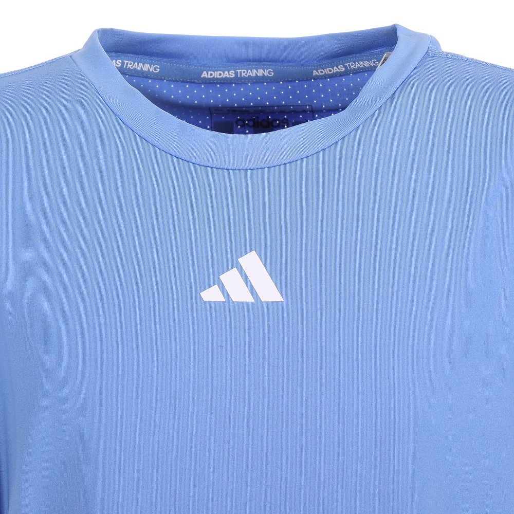アディダス（adidas）（キッズ）ジュニア トレーニング AEROREADY スリーストライプス Tシャツ ECJ16-IC0355