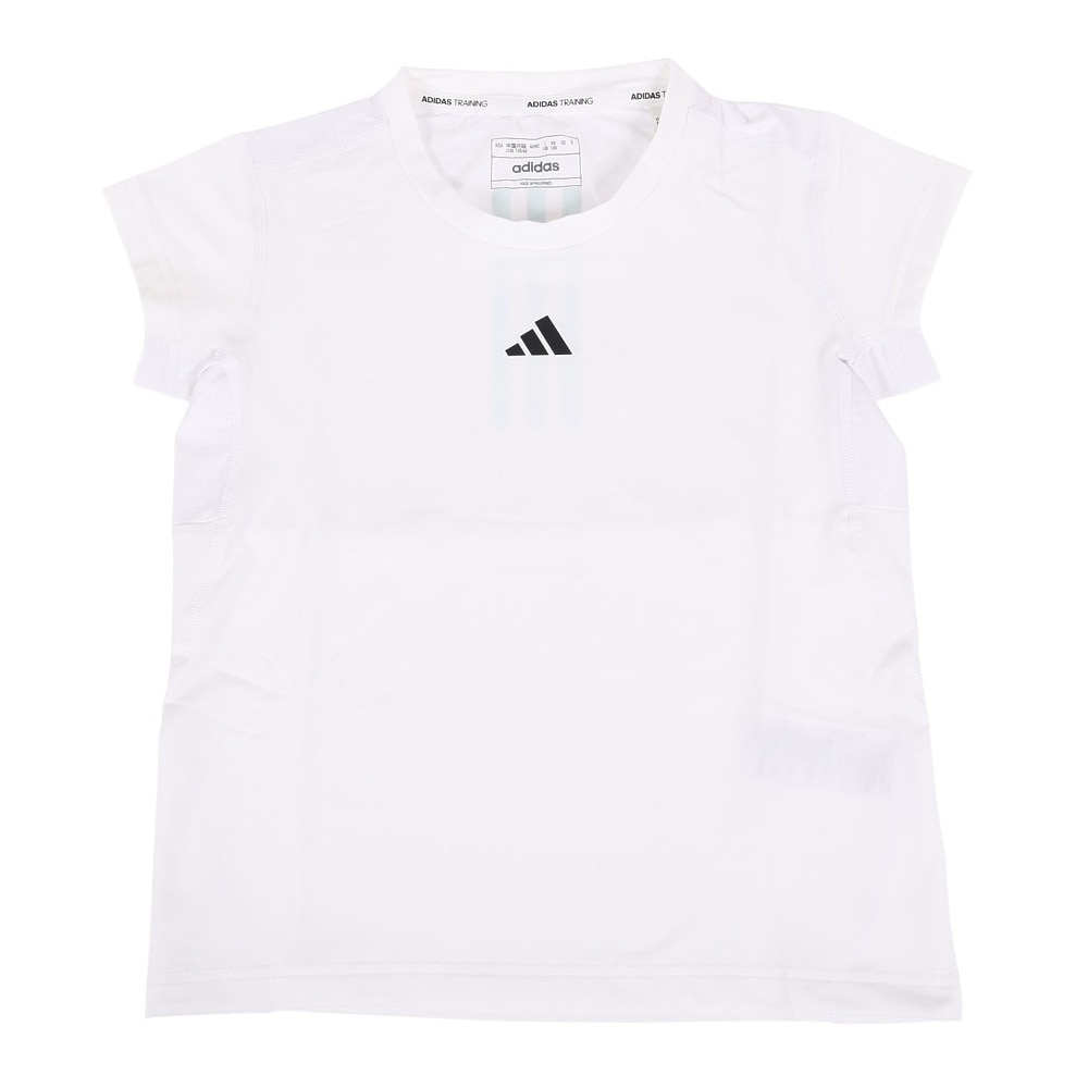 アディダス（adidas）（キッズ）ジュニア トレーニング AEROREADY スリーストライプス Tシャツ ECJ16-IC0358