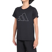 (キッズ)ガール エッセンシャルズ AEROREADY ロゴ レギュラーフィット 半袖Tシャツ ECK74-HR5783