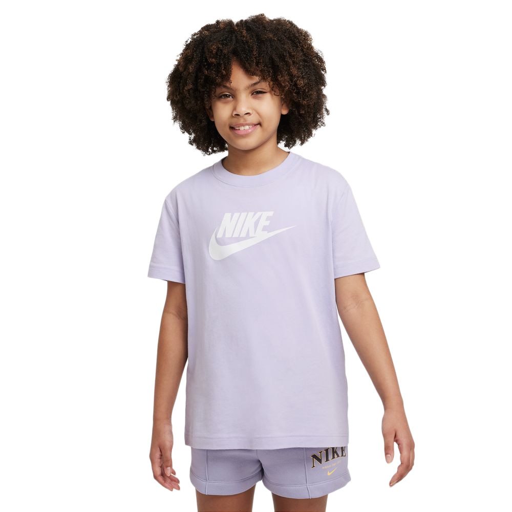 ナイキ（NIKE）（キッズ）半袖Tシャツ キッズ YTH ガールズ NSW フューチュラ BOY FD0928-536