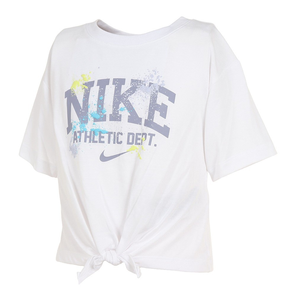 ナイキ（NIKE）（キッズ）半袖Tシャツ キッズ JUST DIY IT KNOT TOP ※要サイズ確認 36K811-001