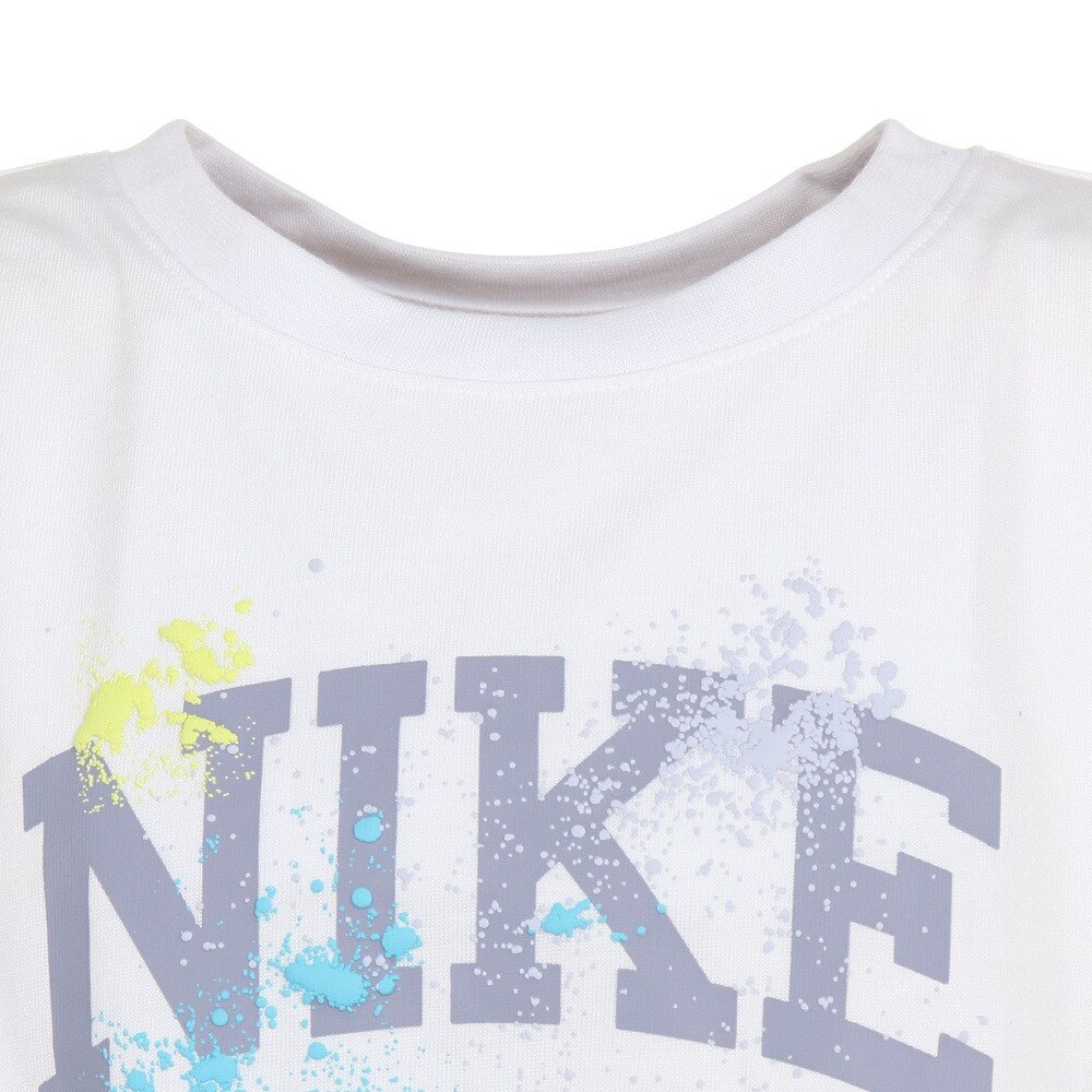 ナイキ（NIKE）（キッズ）半袖Tシャツ キッズ JUST DIY IT KNOT TOP ※要サイズ確認 36K811-001
