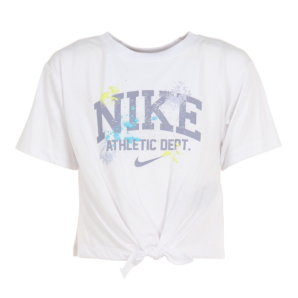 ナイキ（NIKE）（キッズ）半袖Tシャツ キッズ JUST DIY IT KNOT TOP ※要サイズ確認 36K811-001