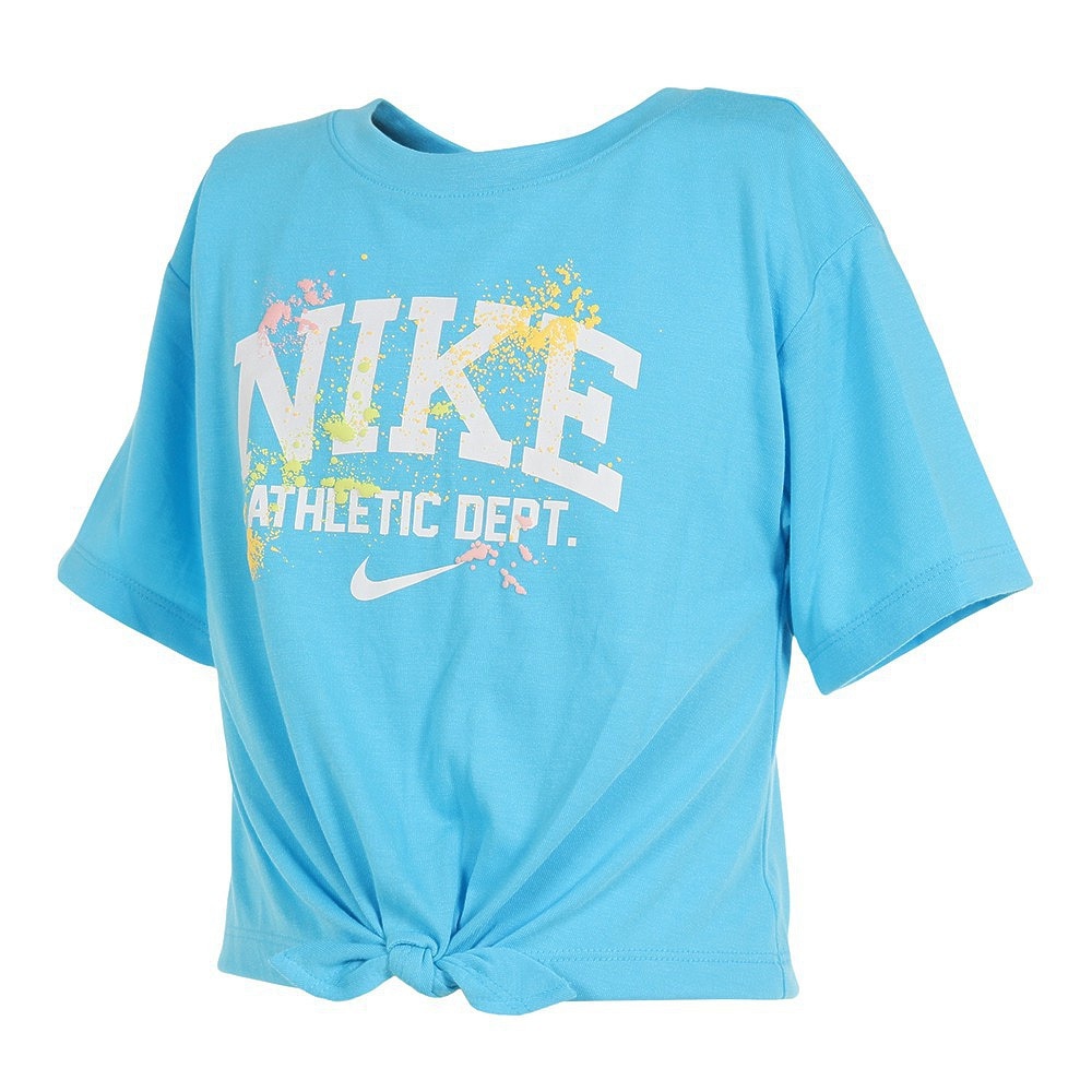 ナイキ（NIKE）（キッズ）半袖Tシャツ キッズ JUST DIY IT KNOT TOP ※要サイズ確認 36K811-F85