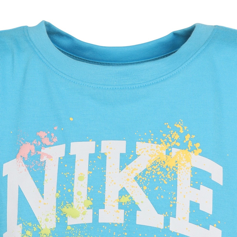 ナイキ（NIKE）（キッズ）半袖Tシャツ キッズ JUST DIY IT KNOT TOP ※要サイズ確認 36K811-F85