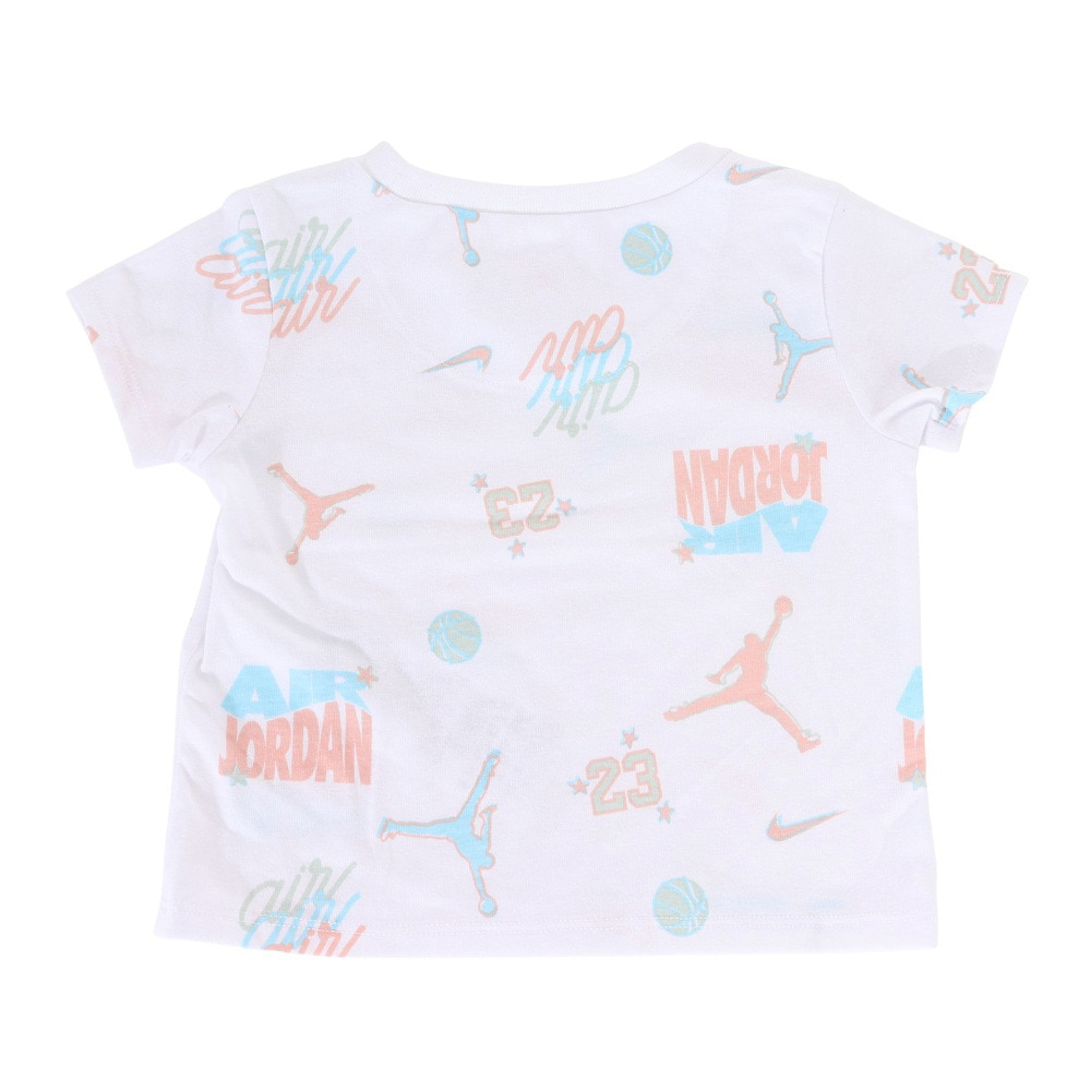 ジョーダン（JORDAN）（キッズ）半袖Tシャツ 上下セット ガールズ アイコン プレイバイク 15C412-EEJ