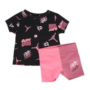 (キッズ)半袖Tシャツ 上下セット ガールズ アイコン プレイバイク 25C412-P9I