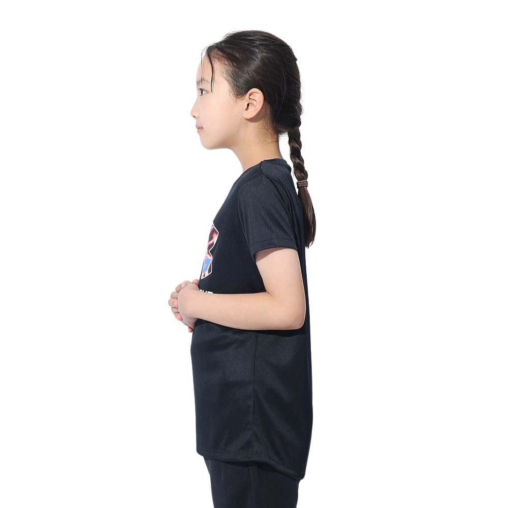 アンダーアーマー（UNDER ARMOUR）（キッズ）テック プリント ビッグロゴ 半袖Tシャツ 1377016 005