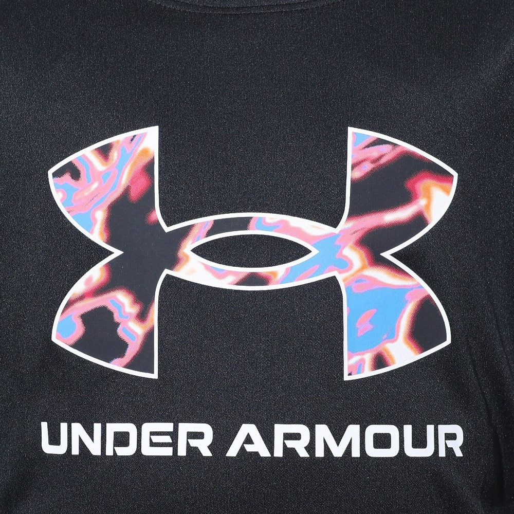 アンダーアーマー（UNDER ARMOUR）（キッズ）テック プリント ビッグロゴ 半袖Tシャツ 1377016 005