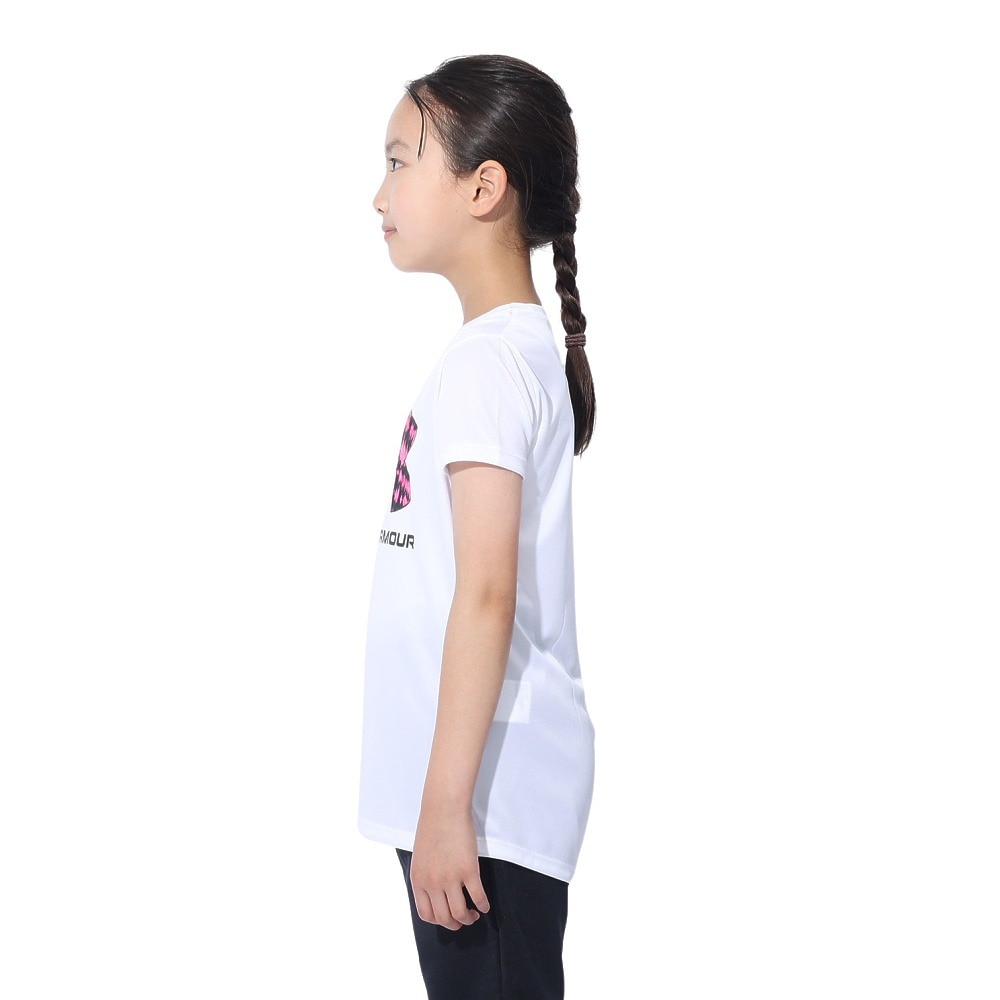 アンダーアーマー（UNDER ARMOUR）（キッズ）テック プリント ビッグロゴ 半袖Tシャツ 1377016 103