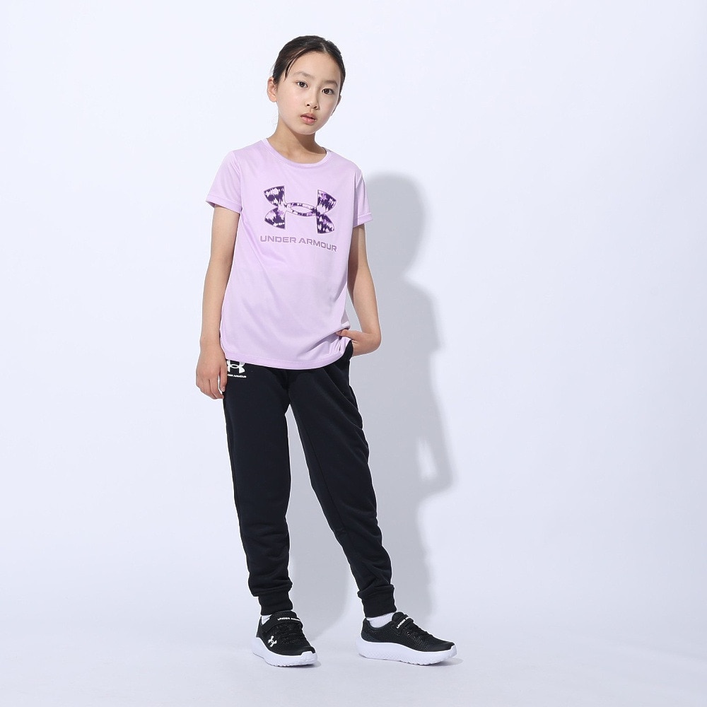 アンダーアーマー（UNDER ARMOUR）（キッズ）テック プリント ビッグロゴ 半袖Tシャツ 1377016 543