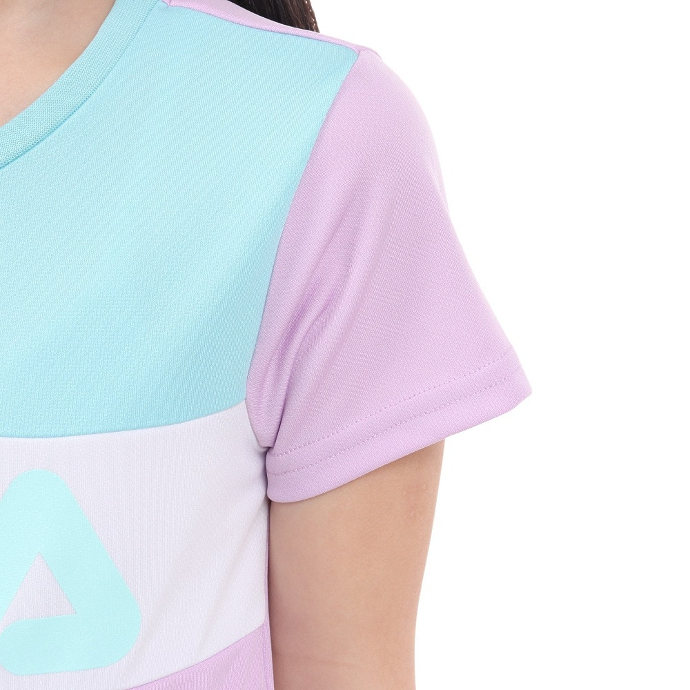 フィラ（FILA）（キッズ）ガールズ 半袖Tシャツ 114-700 LAV