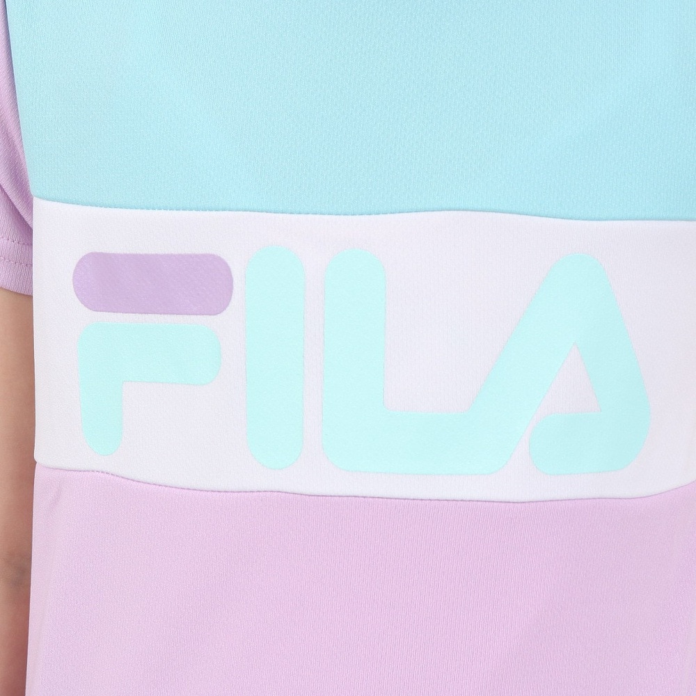 フィラ（FILA）（キッズ）ガールズ 半袖Tシャツ 114-700 LAV