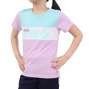 (キッズ)ガールズ 半袖Tシャツ 114-700 LAV