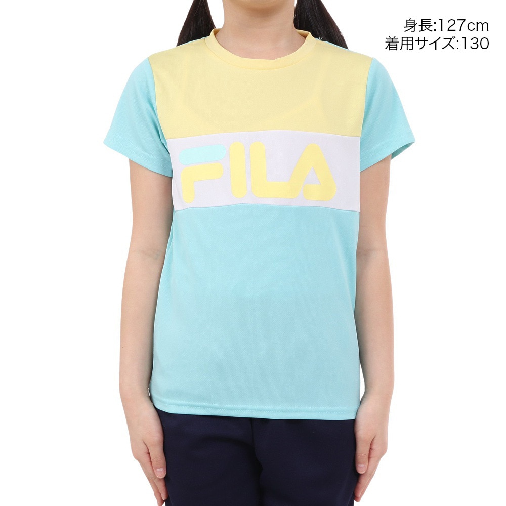 フィラ（FILA）（キッズ）ガールズ 半袖Tシャツ 114-700 MNT