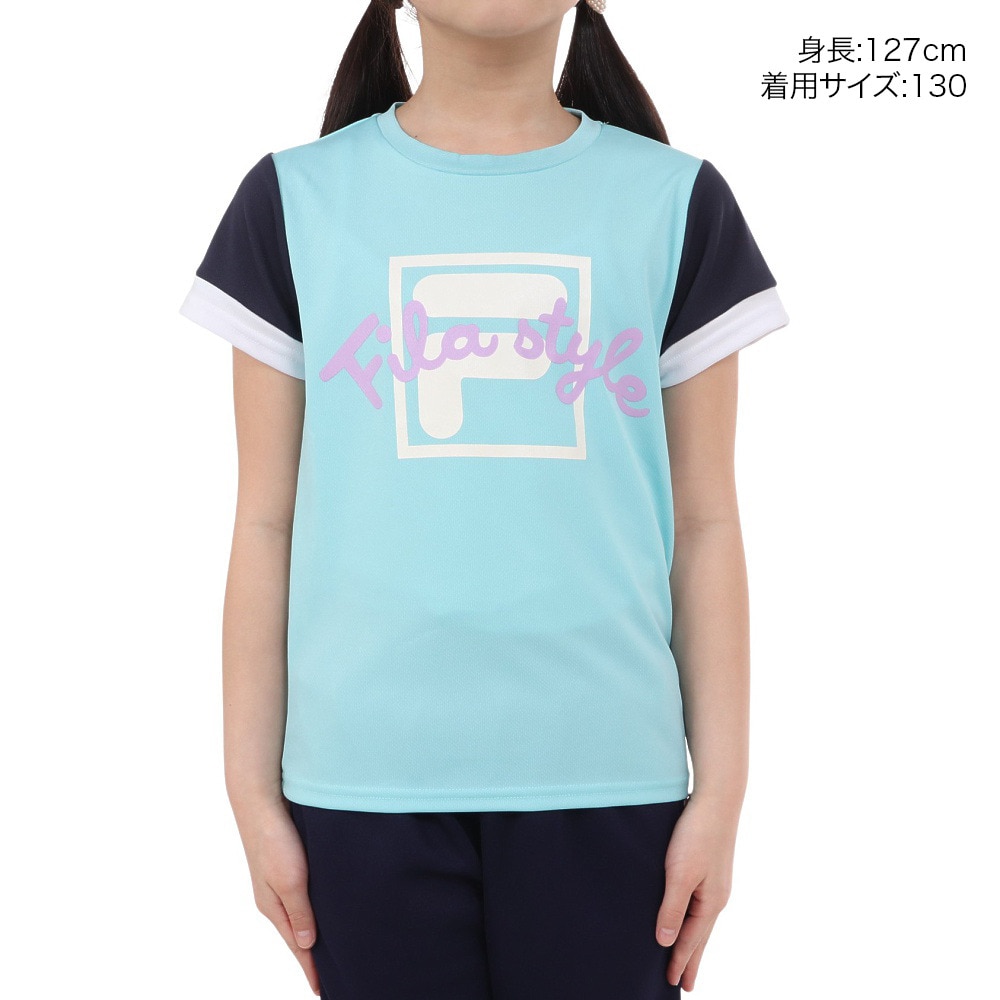 フィラ（FILA）（キッズ）ガールズ 半袖Tシャツ 114-701 MNT