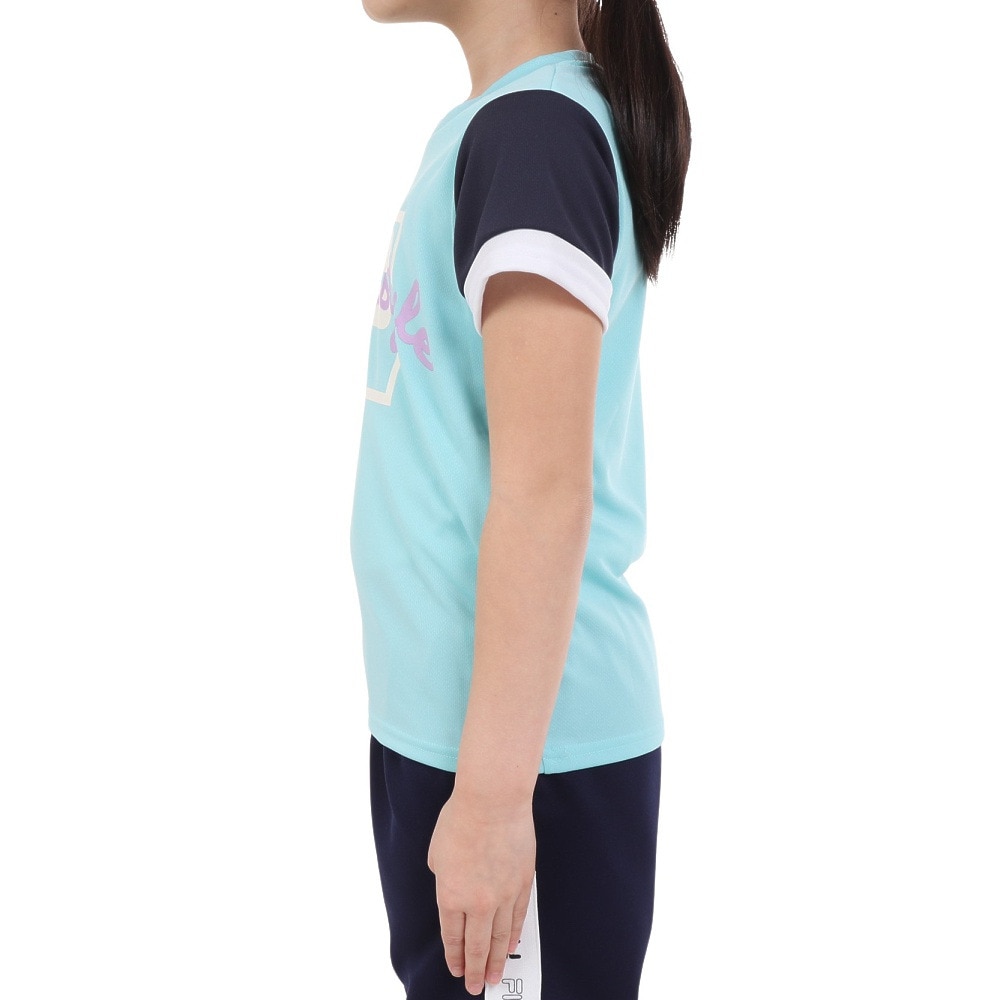 フィラ（FILA）（キッズ）ガールズ 半袖Tシャツ 114-701 MNT