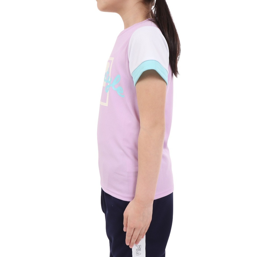 フィラ（FILA）（キッズ）ガールズ 半袖Tシャツ 114701 LAV