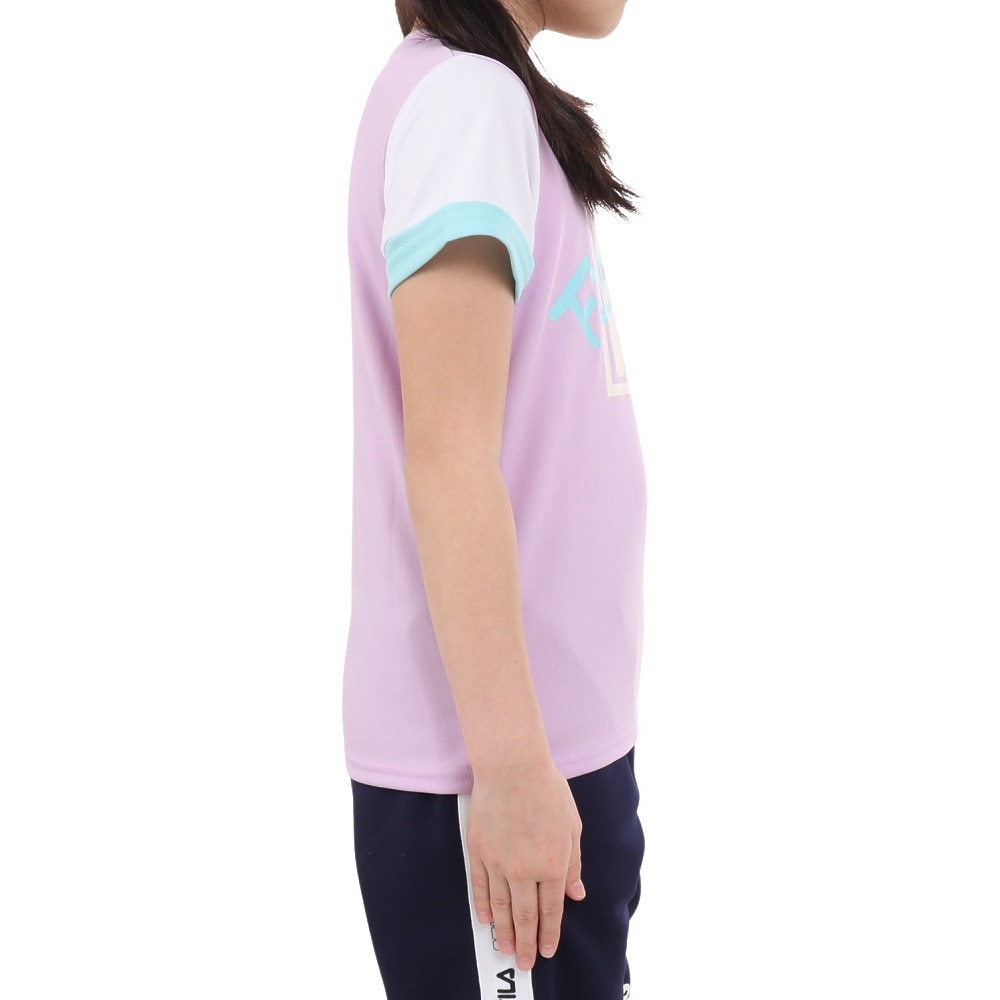 フィラ（FILA）（キッズ）ガールズ 半袖Tシャツ 114701 LAV