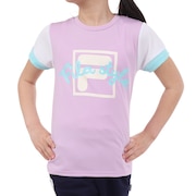 (キッズ)ガールズ 半袖Tシャツ 114701 LAV