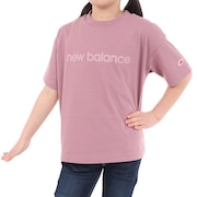 (キッズ)ジュニア 吸水速乾 Linear logo 半袖Tシャツ ABT45062RSE