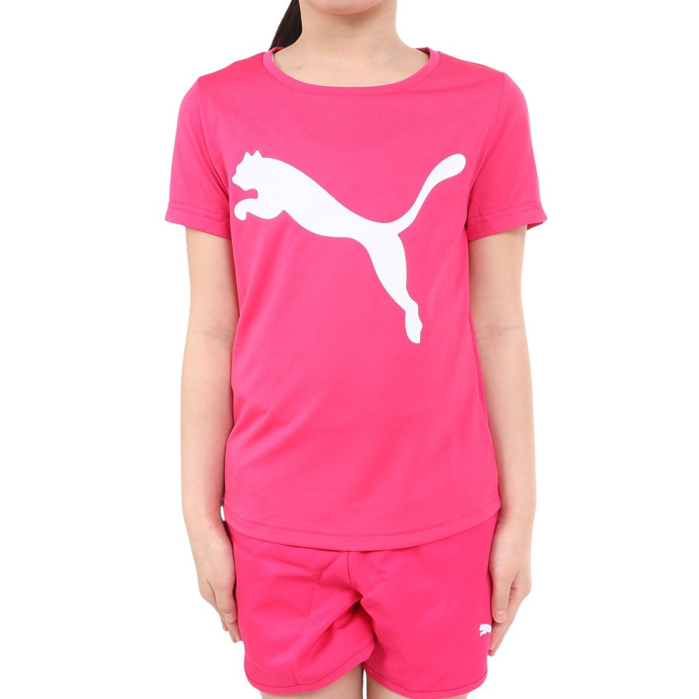 プーマ（PUMA）（キッズ）ガールズ ESS アクティブ Tシャツ 589039 48 ROS