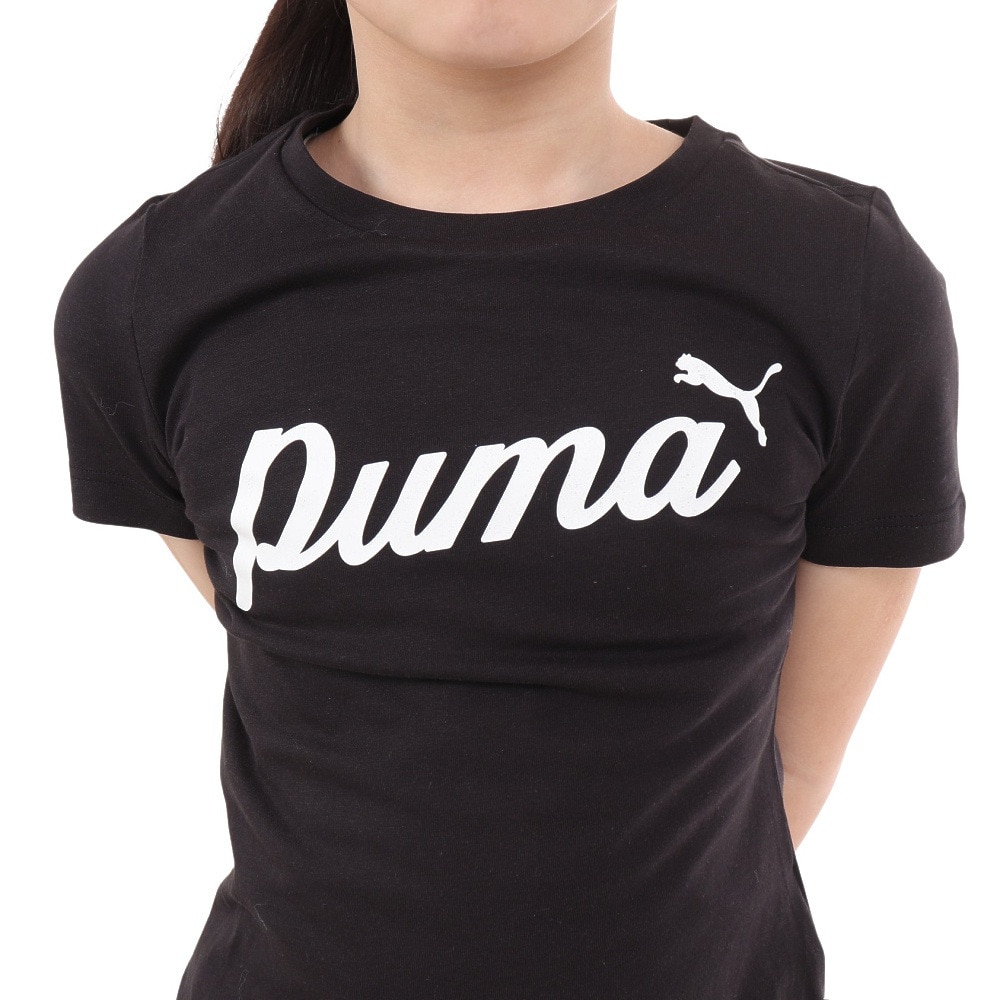プーマ（PUMA）（キッズ）ジュニア ESS+ BLOSSOM Tシャツ 681385 01 BLK