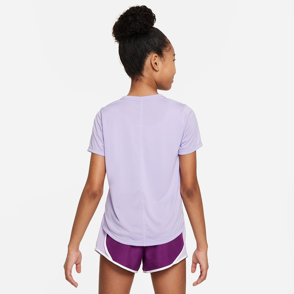 ナイキ（NIKE）（キッズ）ガールズ ドライフィット ショートスリーブ トレーニングトップ DD7639-515