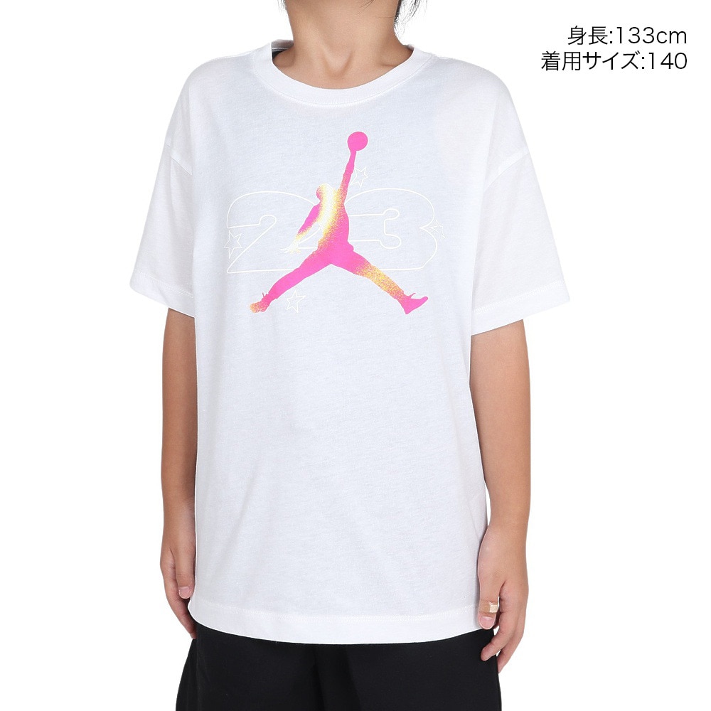 ジョーダン（JORDAN）（キッズ）ジュニア ガールズ 23 レモネード スタンド ショートスリーブ Tシャツ 45D166-001