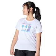 (キッズ)ジュニア テック ロゴ フラワーグラフィック 半袖Tシャツ 1389762 100