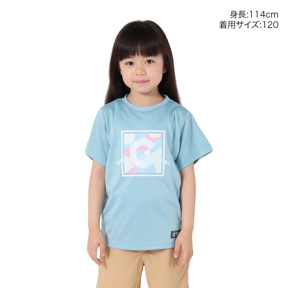 ジローム（GIRAUDM）（キッズ）ジュニア ドライプラス15 メッシュ 半袖Tシャツ GSCLT CT5S0058-TR865-GRJY BLU