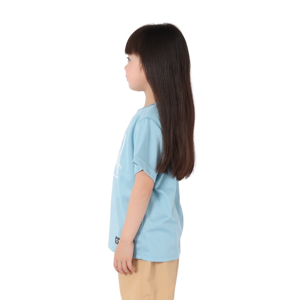 ジローム（GIRAUDM）（キッズ）ジュニア ドライプラス15 メッシュ 半袖Tシャツ GSCLT CT5S0058-TR865-GRJY BLU