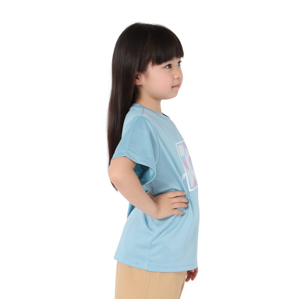 ジローム（GIRAUDM）（キッズ）ジュニア ドライプラス15 メッシュ 半袖Tシャツ GSCLT CT5S0058-TR865-GRJY BLU