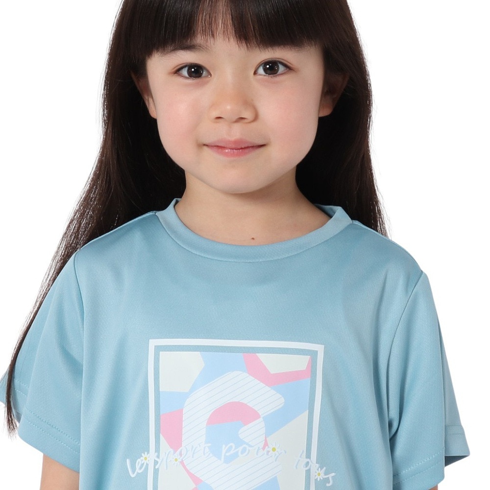 ジローム（GIRAUDM）（キッズ）ジュニア ドライプラス15 メッシュ 半袖Tシャツ GSCLT CT5S0058-TR865-GRJY BLU