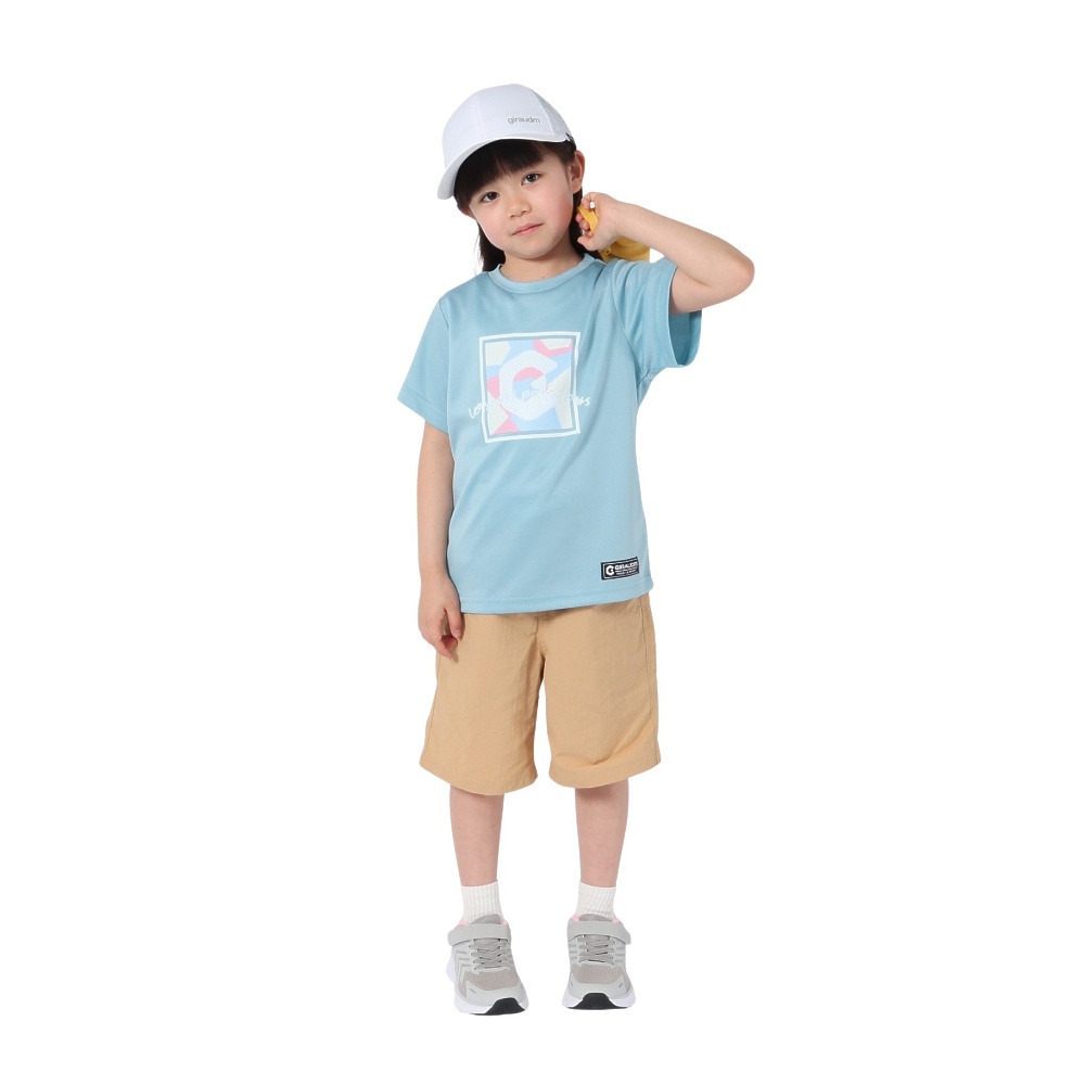 ジローム（GIRAUDM）（キッズ）ジュニア ドライプラス15 メッシュ 半袖Tシャツ GSCLT CT5S0058-TR865-GRJY BLU