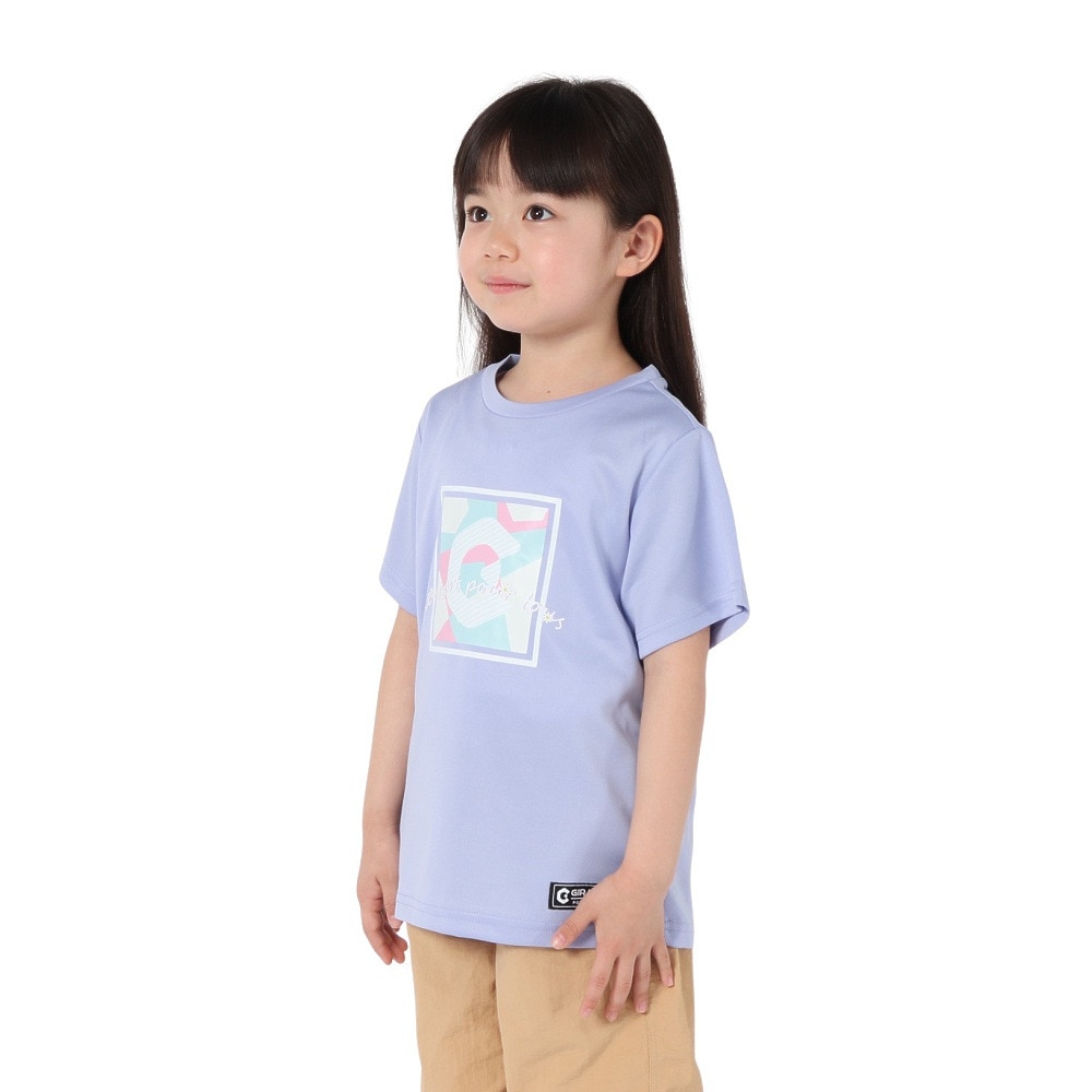 ジローム（GIRAUDM）（キッズ）ジュニア ドライプラス15 メッシュ 半袖Tシャツ GSCLT CT5S0058-TR865-GRJY PUL