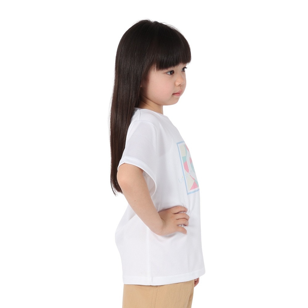 ジローム（GIRAUDM）（キッズ）ジュニア ドライプラス15 メッシュ 半袖Tシャツ GSCLT CT5S0058-TR865-GRJY WHT