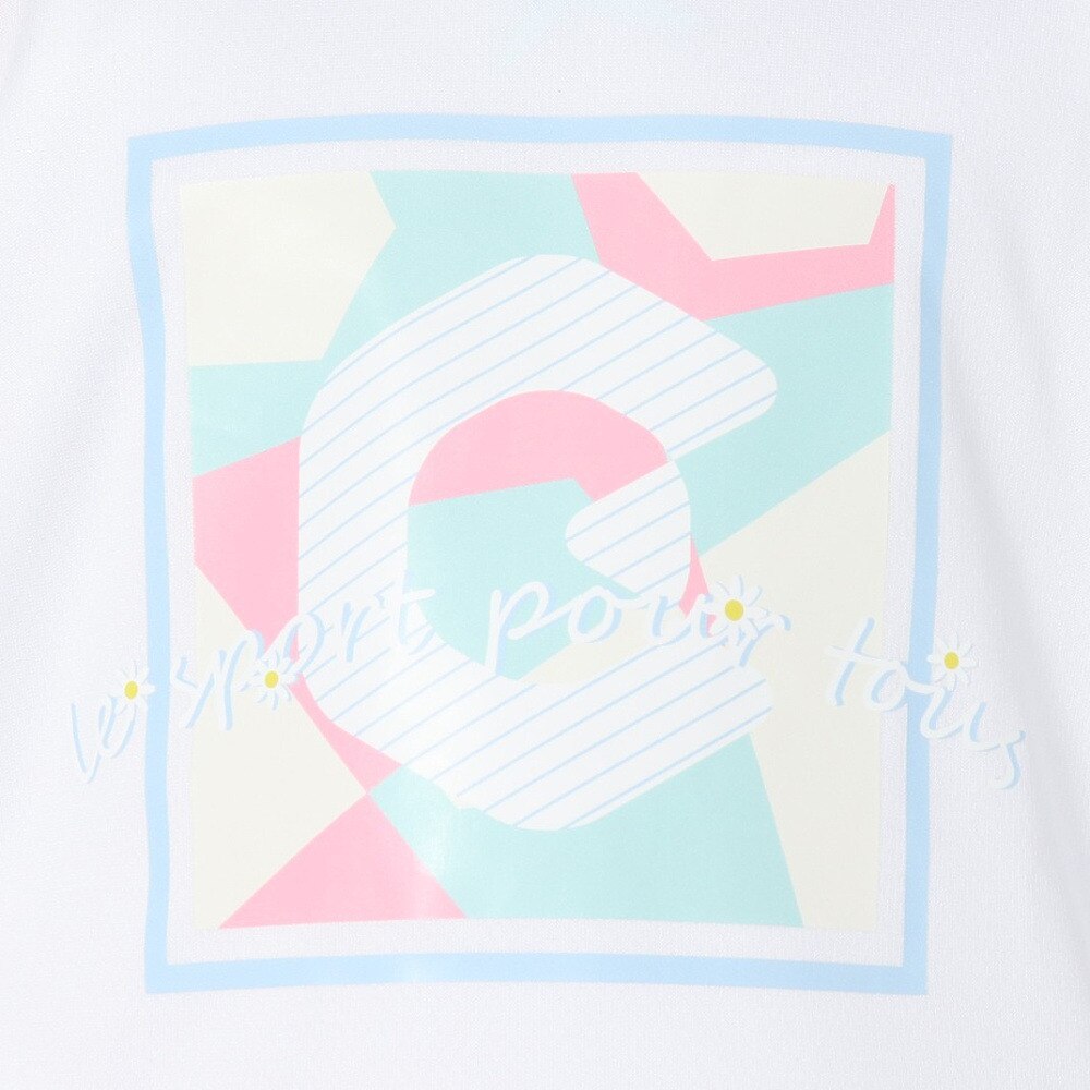 ジローム（GIRAUDM）（キッズ）ジュニア ドライプラス15 メッシュ 半袖Tシャツ GSCLT CT5S0058-TR865-GRJY WHT