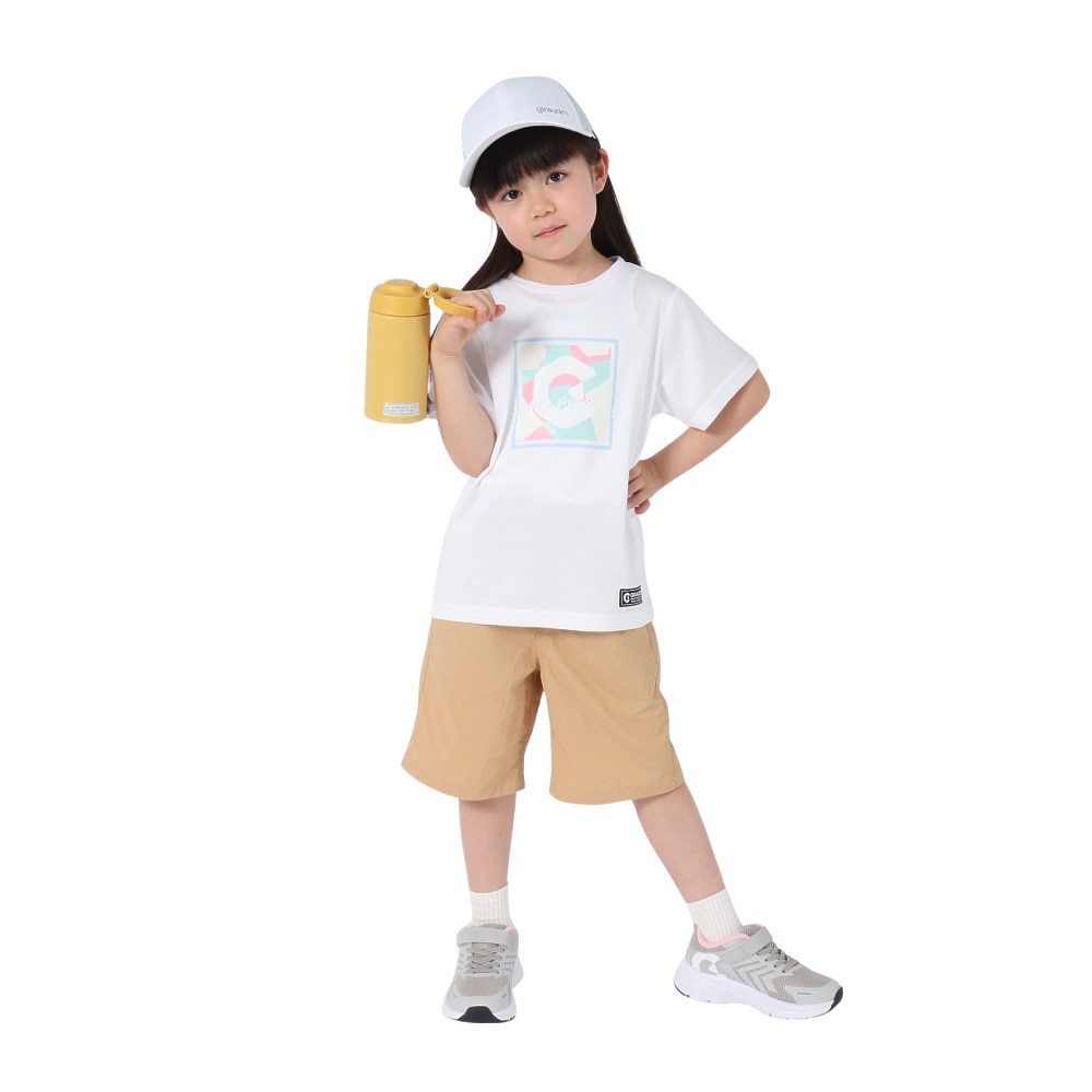 ジローム（GIRAUDM）（キッズ）ジュニア ドライプラス15 メッシュ 半袖Tシャツ GSCLT CT5S0058-TR865-GRJY WHT