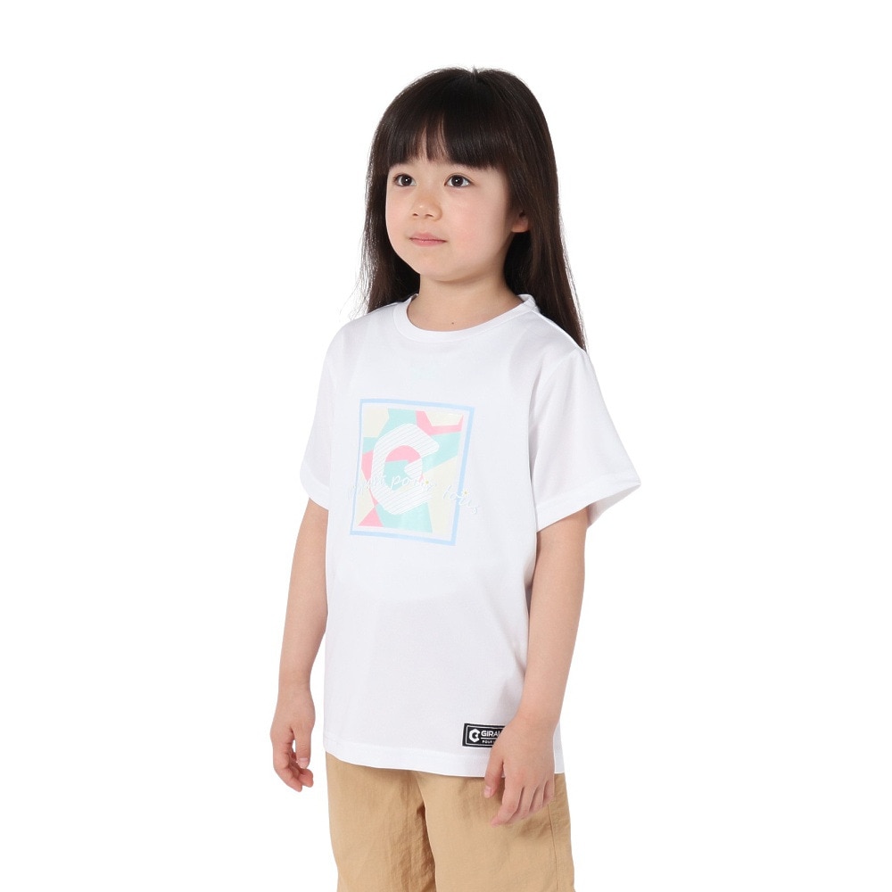 ジローム（GIRAUDM）（キッズ）ジュニア ドライプラス15 メッシュ 半袖Tシャツ GSCLT CT5S0058-TR865-GRJY WHT