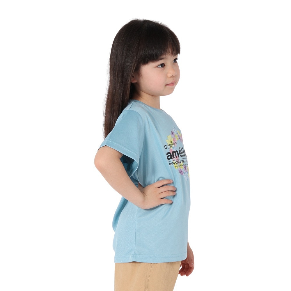 ジローム（GIRAUDM）（キッズ）ジュニア ドライプラス15 メッシュ 半袖Tシャツ GSFLT CT5S0059-TR865-GRJY BLU
