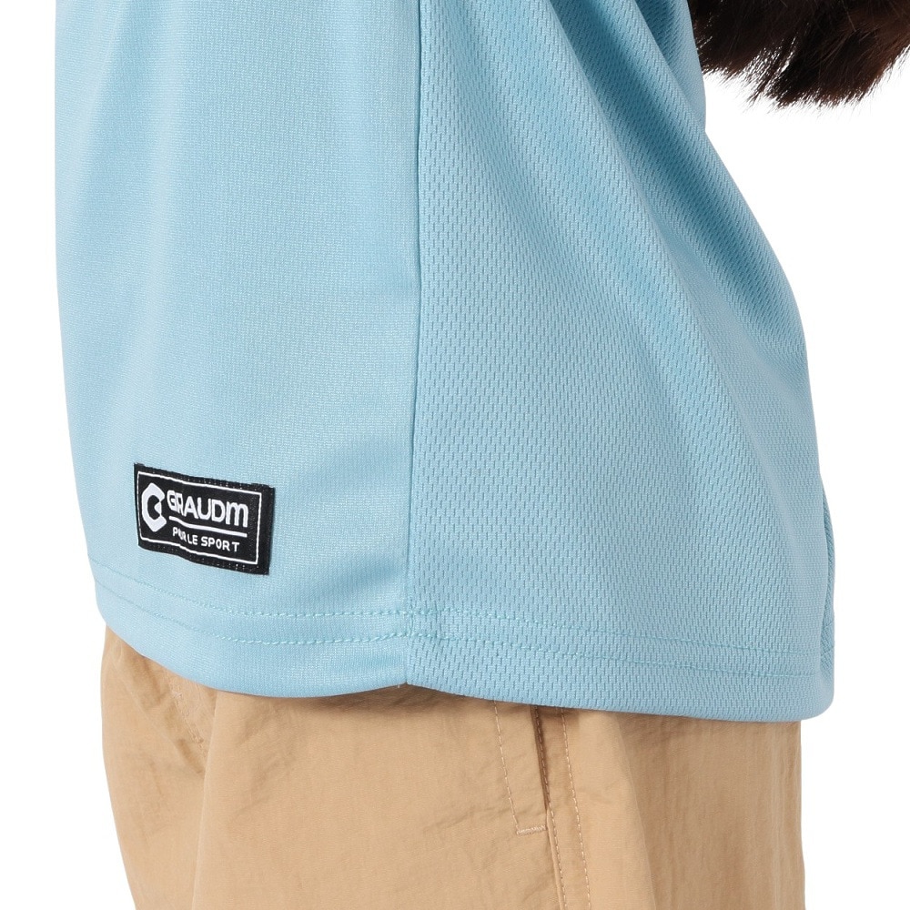 ジローム（GIRAUDM）（キッズ）ジュニア ドライプラス15 メッシュ 半袖Tシャツ GSFLT CT5S0059-TR865-GRJY BLU