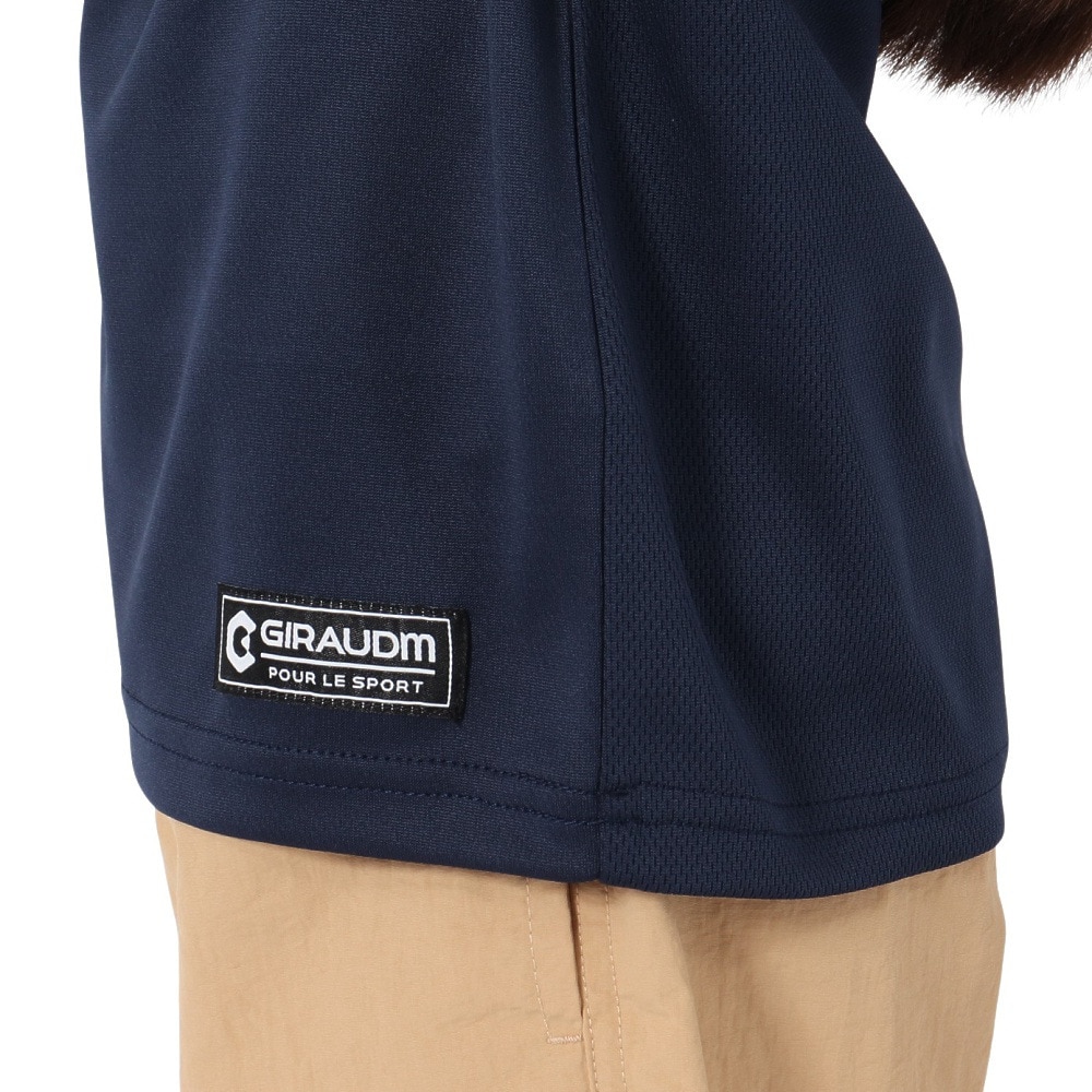 ジローム（GIRAUDM）（キッズ）ジュニア ドライプラス15 メッシュ 半袖Tシャツ GSFLT CT5S0059-TR865-GRJY NVY