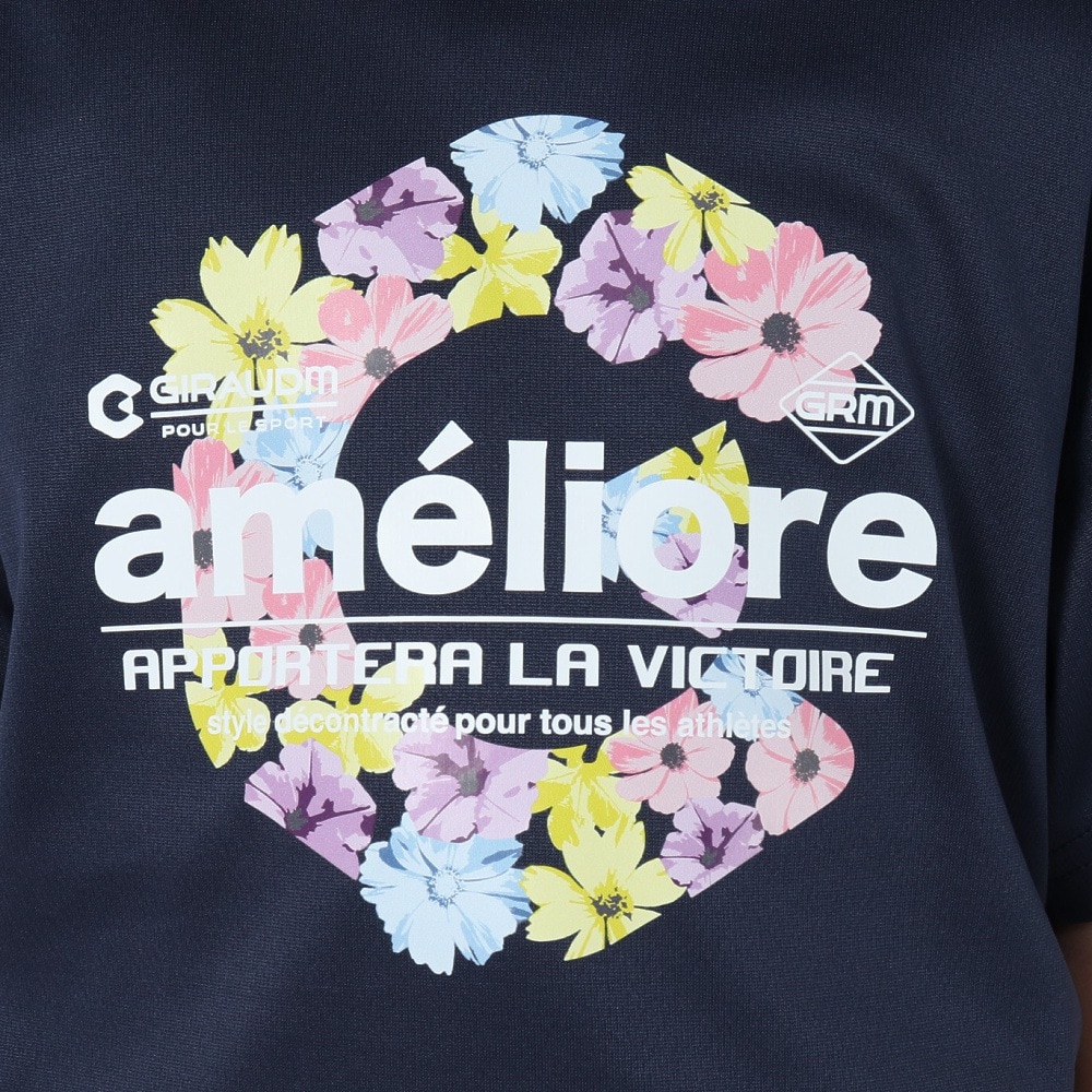 ジローム（GIRAUDM）（キッズ）ジュニア ドライプラス15 メッシュ 半袖Tシャツ GSFLT CT5S0059-TR865-GRJY NVY