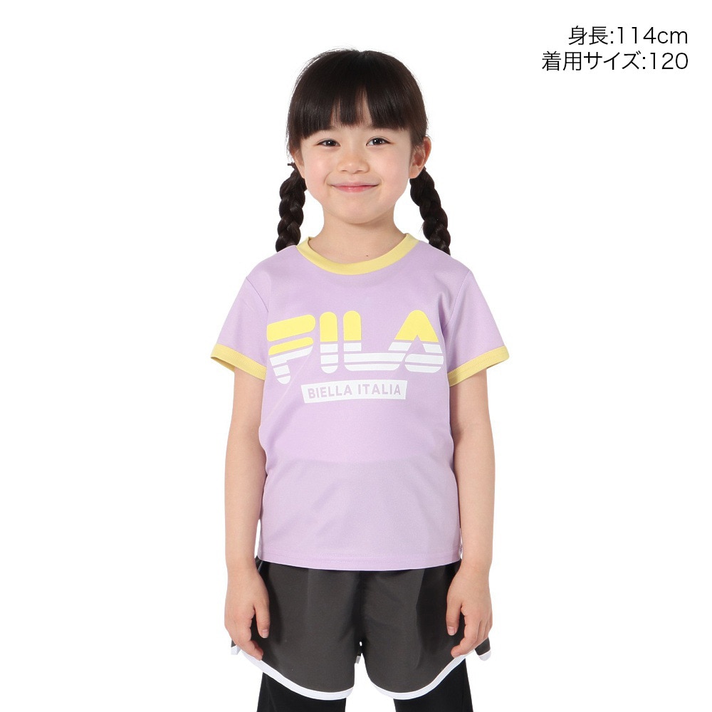 フィラ（FILA）（キッズ）ガールズ 半袖Tシャツ 115702 LAV