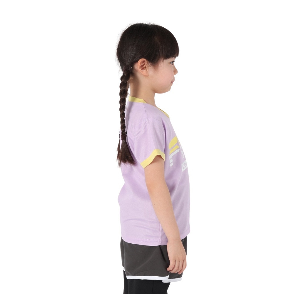 フィラ（FILA）（キッズ）ガールズ 半袖Tシャツ 115702 LAV